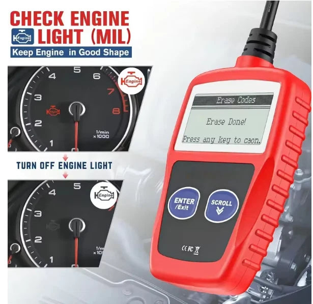 OBD2 Scanner OBD Code Reader Car Check Engine Automotive Fault Diagnostic Tool